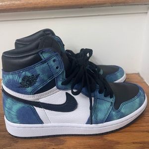 Tie dye Jordan 1 s